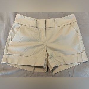 Like new. New York and co. 7th Avenue suiting collection khaki shorts size 2.